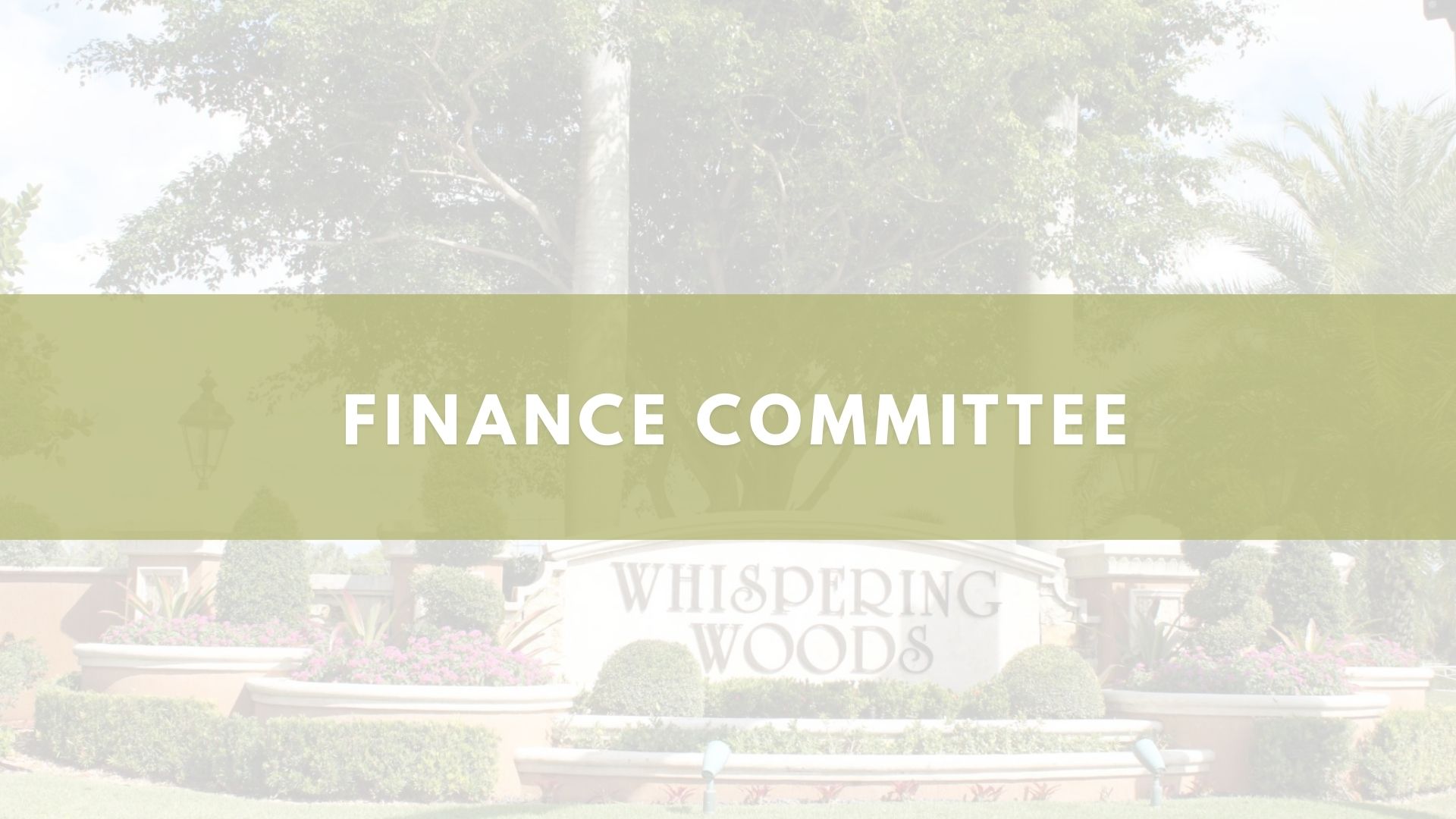 Finance Committee