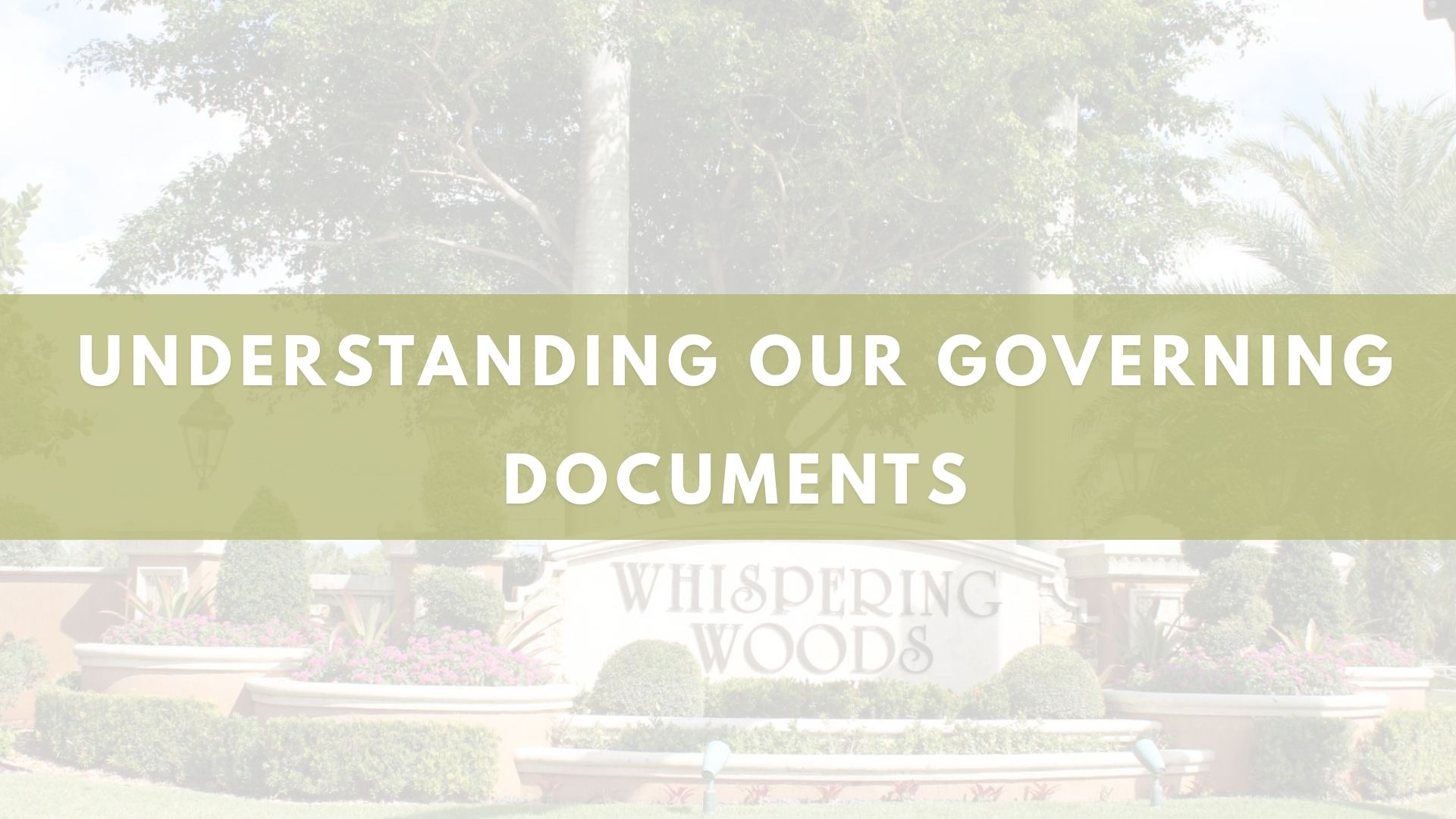 Understanding Our Governing Documents